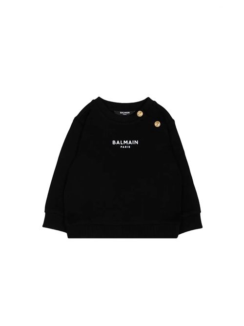 Felpa, unisex, logata. BALMAIN | BZ4340 Z3183930BC